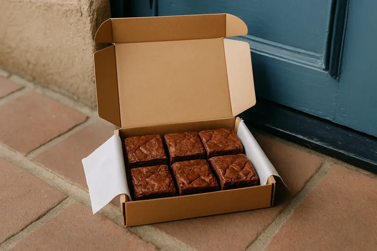 Brownies per post: een smakelijke verrassing voor elke gelegenheid